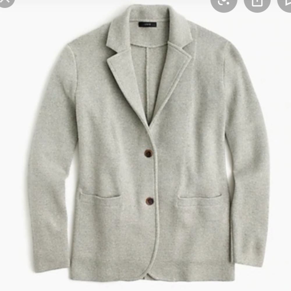 Rare Find! 100% Merino Wool JCrew Sweater Blazer